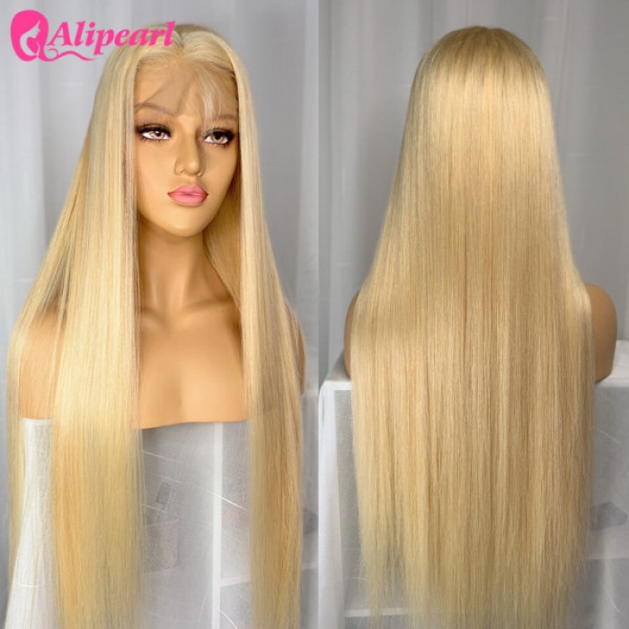 Long Blonde Wig 6x6 Lace Closure Wig Straight Human Hair Wigs Long Blonde Wig 6x6 Lace Closure Wig Straight Human Hair Wigs