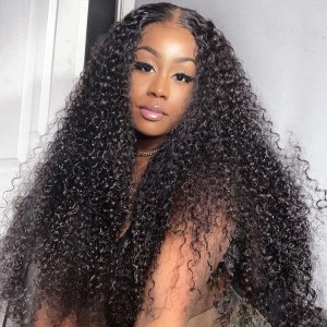Curly Hair Wig 4x4 Closure Wig Curly Human Hair Lace Closure Wigs