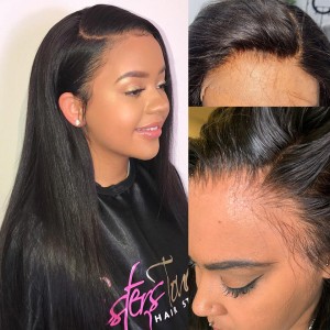 Human Hair Wigs 6*6 Lace Real Har Wigs Glueless Lace Wigs 180% density