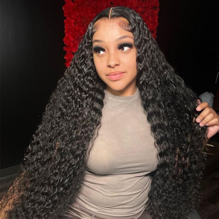 Affordable Long Wigs 6x6 Closure Wig Deep Wave Long Wavy Wigs Affordable Long Wigs 6x6 Closure Wig Deep Wave Long Wavy Wigs