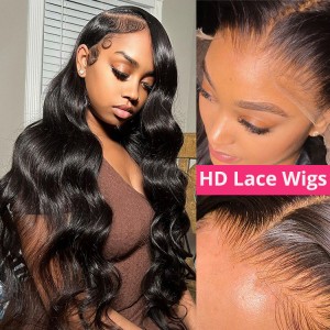 13*4 HD Lace Front Wig and 5*5 Lace Closure Wig Body Wave Human Hair Wigs 13*4 HD Lace Front Wig and 5*5 Lace Closure Wig Body Wave Human Hair Wigs