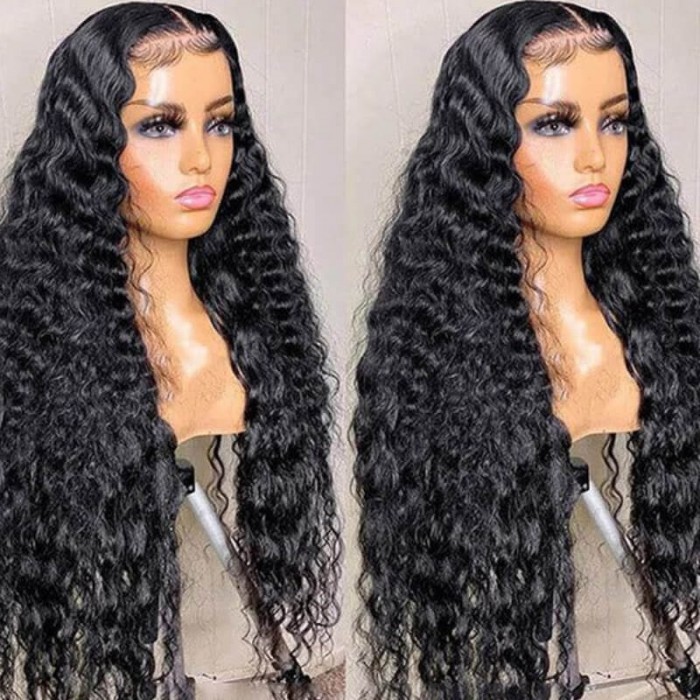 Lytinroop HD Lace 5x5 Closure Curly Glueless Wig With Bleached Knots Lytinroop HD Lace 5x5 Closure Curly Glueless Wig With Bleached Knots