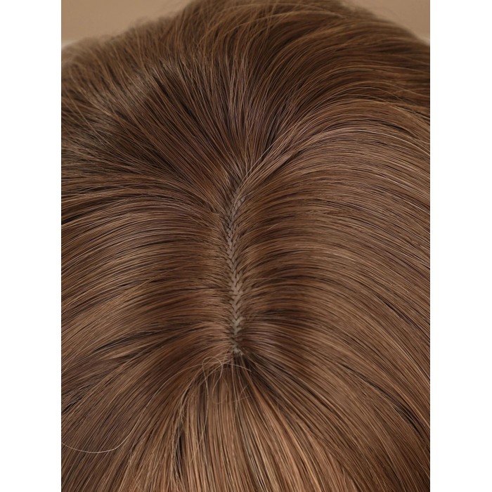 Lytinroop Natural Short Curly Synthetic Wig With Bangs Lytinroop Natural Short Curly Synthetic Wig With Bangs